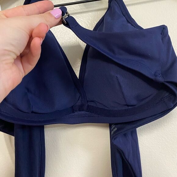 Athleta Bra Cup Halter Bikini Top 32B/C - Picture 7 of 10